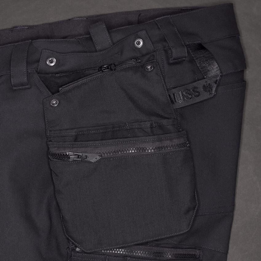 Work Trousers: Holster trousers e.s.line.nordic canvas + black 2