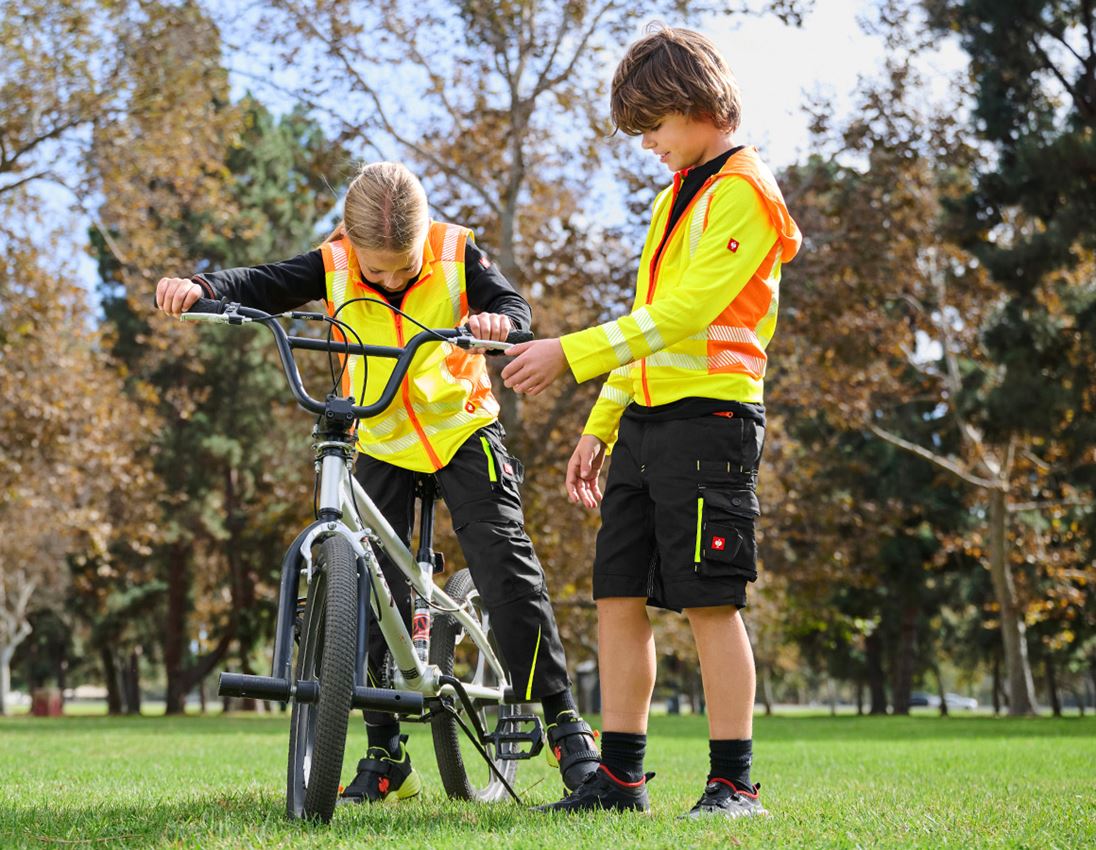Jackets: High-vis functio. hooded jacket e.s.motion2020, c. + high-vis yellow/high-vis orange 3