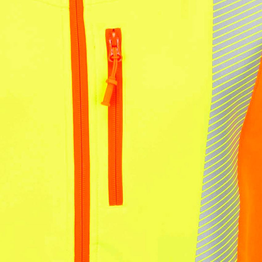 Topics: High-vis softshell jacket softl. e.s.motion 2020 + high-vis yellow/high-vis orange 2