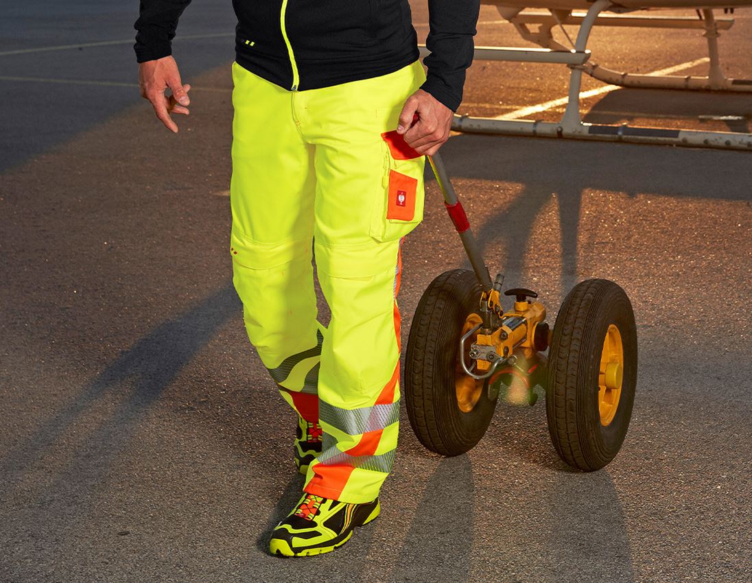 Work Trousers: High-vis trousers e.s.motion 2020 + high-vis yellow/high-vis orange 1