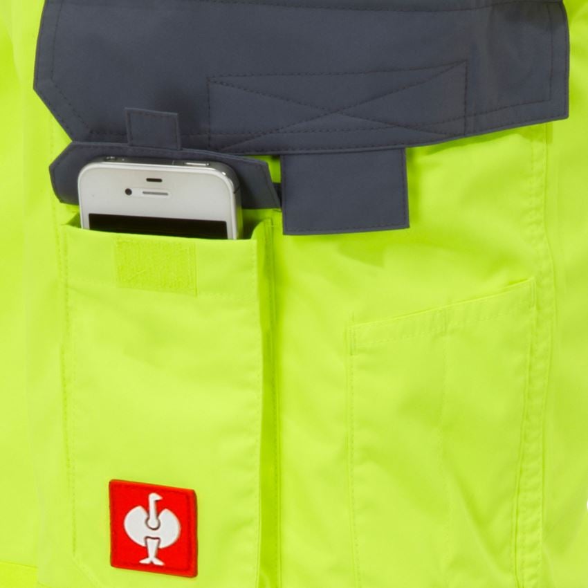Work Trousers: High-vis functional trousers e.s.prestige + high-vis yellow/grey 2