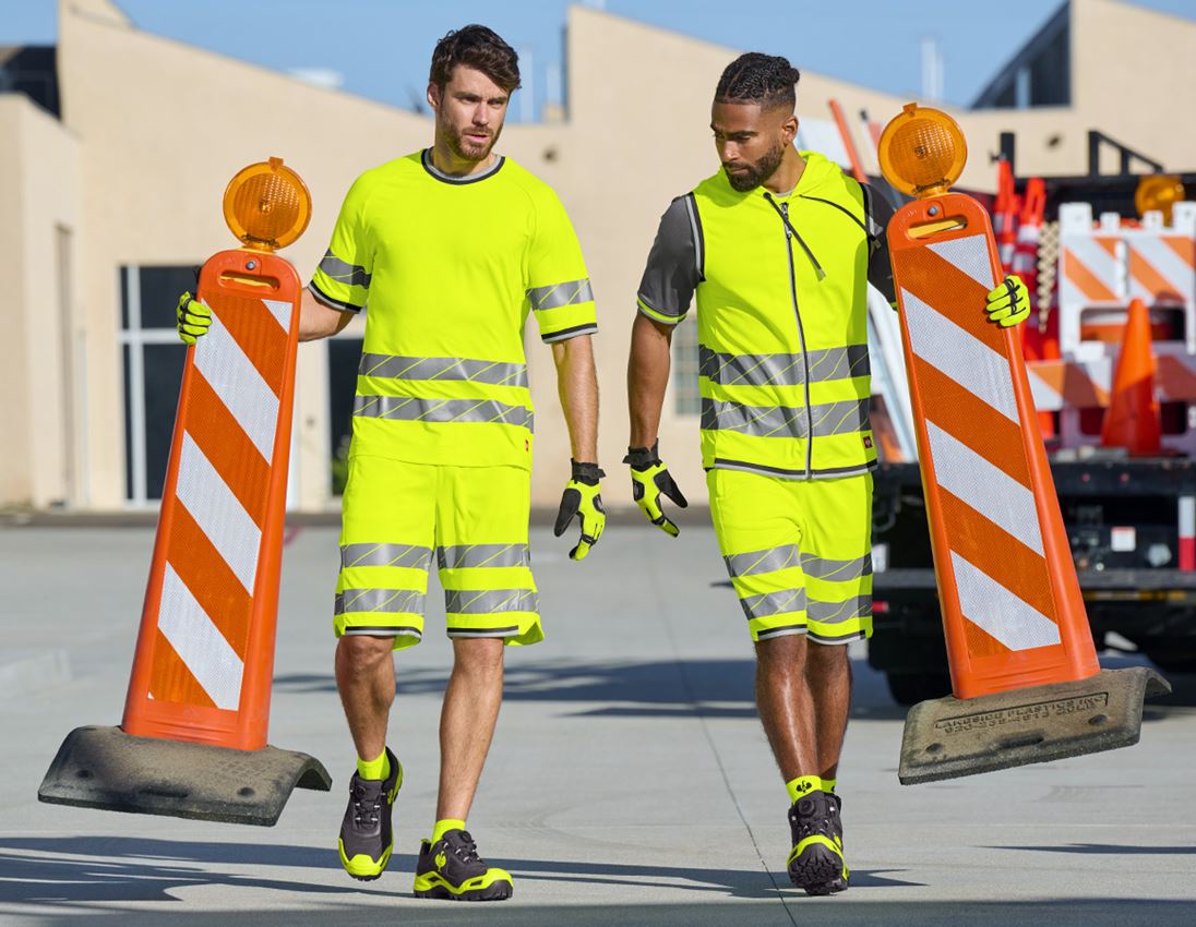 Shirts, Pullover & more: High-vis functional t-shirt e.s.ambition + high-vis yellow/anthracite 2