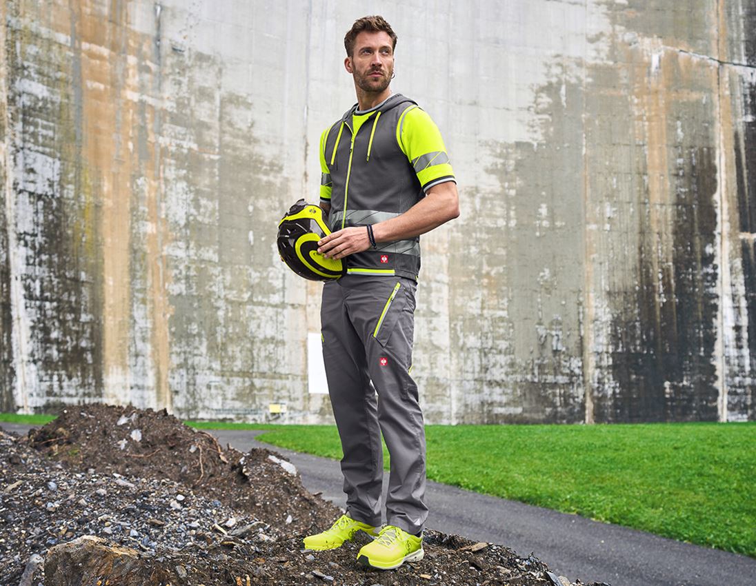Shirts, Pullover & more: High-vis functional t-shirt e.s.ambition + high-vis yellow/anthracite 6