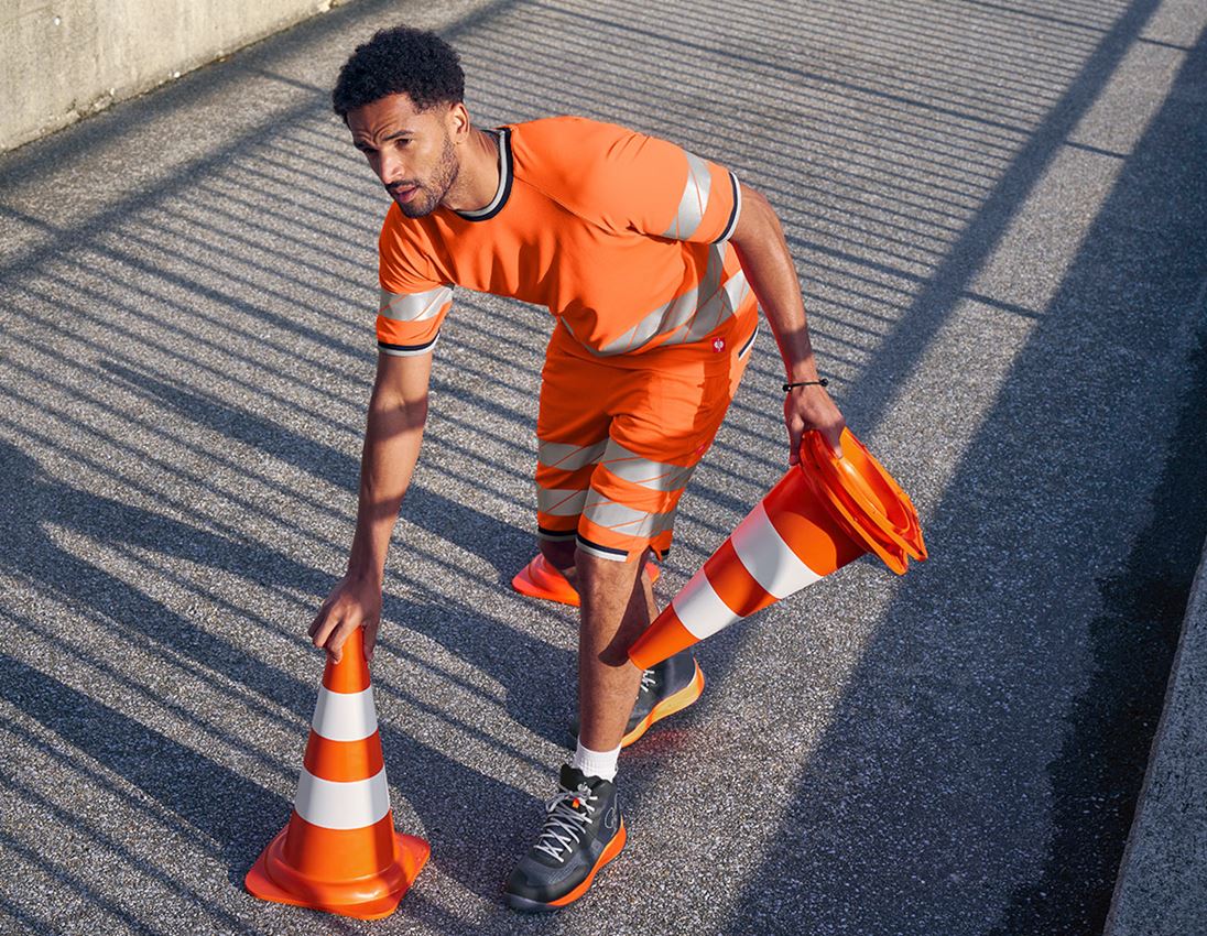 Shirts, Pullover & more: High-vis functional t-shirt e.s.ambition + high-vis orange/navy 6