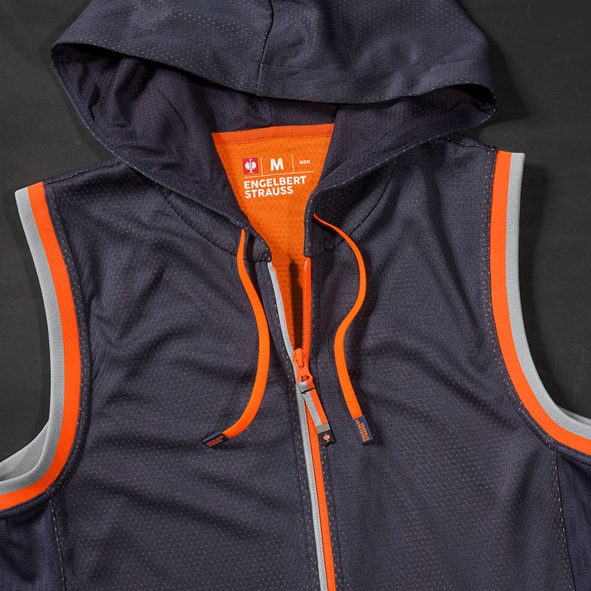 Work Body Warmer: Reflex functional bodywarmer e.s.ambition + navy/high-vis orange 2