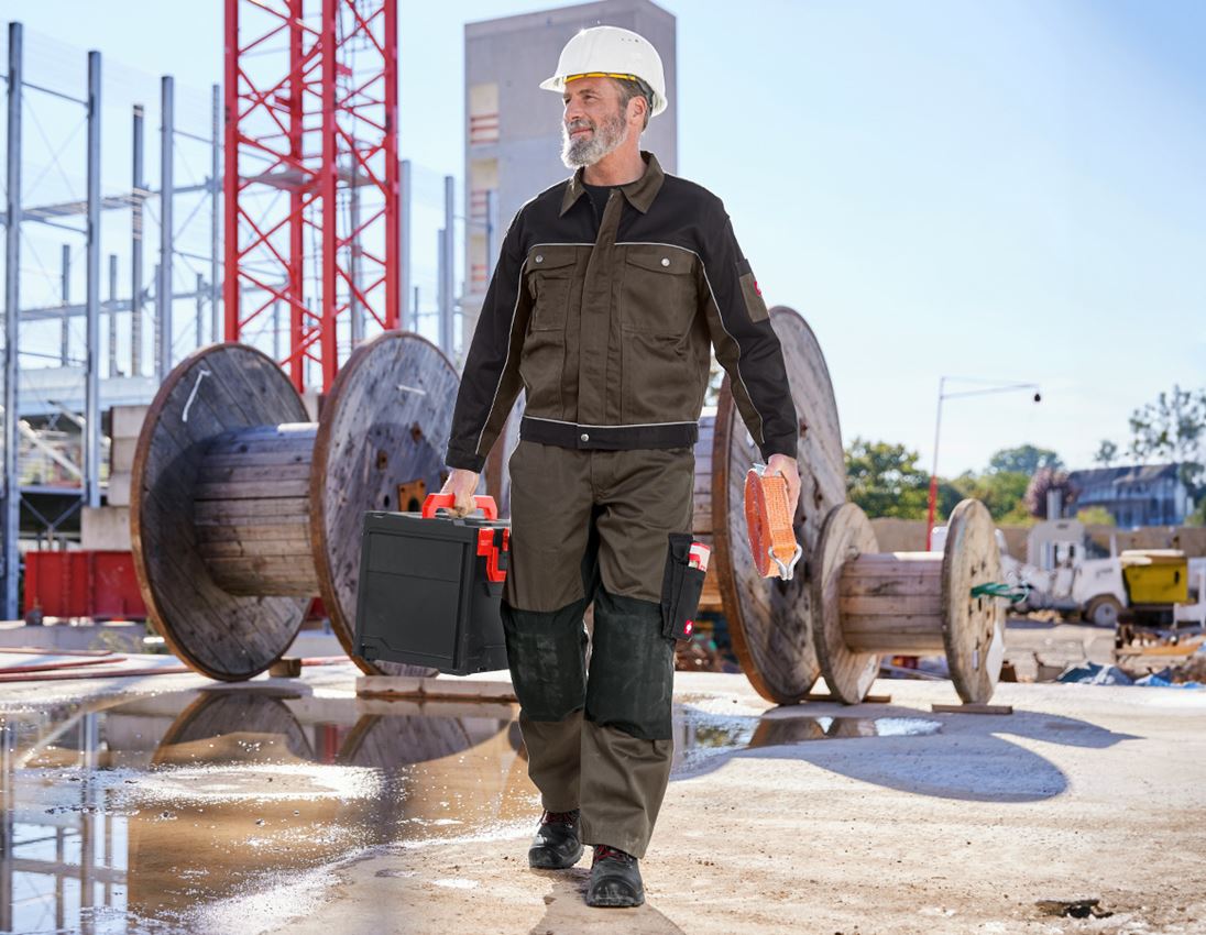 Topics: Work jacket e.s.image + olive/black 1