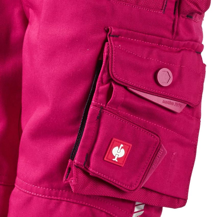 Trousers: Trousers e.s.motion 2020, children's + berry/navy 2