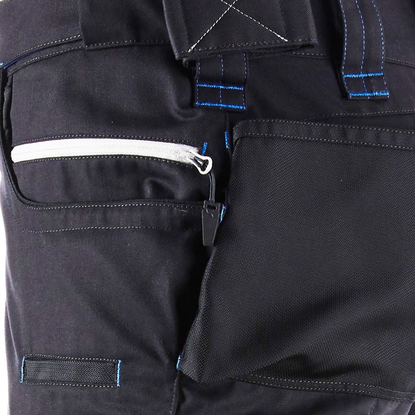 Work Trousers: Trousers e.s.motion 2020 + graphite/gentianblue 2