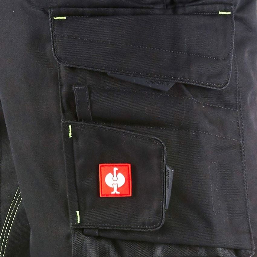 Work Trousers: Trousers e.s.motion 2020 + black/high-vis yellow/high-vis orange 2