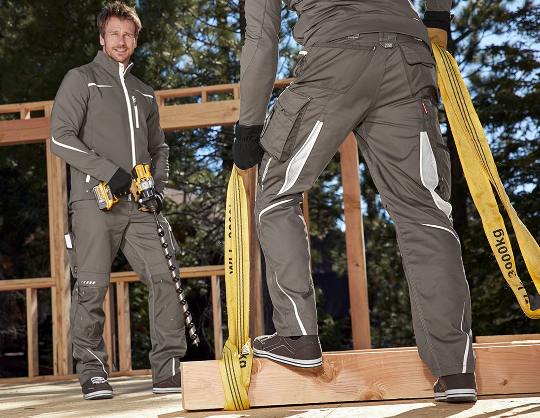 Work Trousers: Trousers e.s.motion 2020 + stone/plaster 3