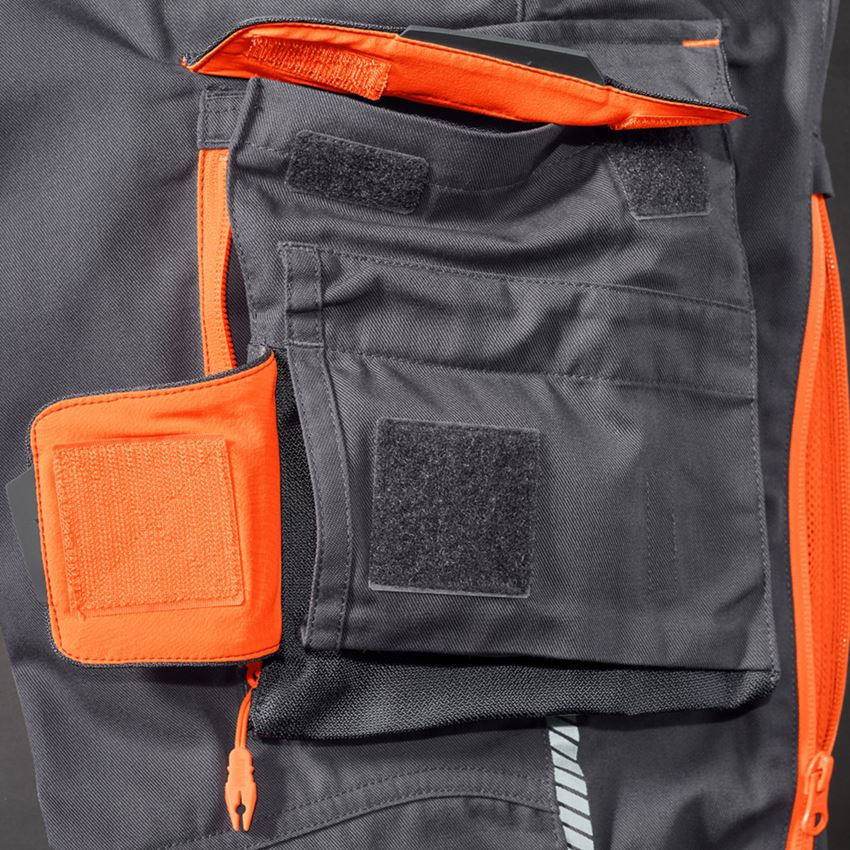 Topics: Trousers e.s.motion 2020 + anthracite/high-vis orange 2