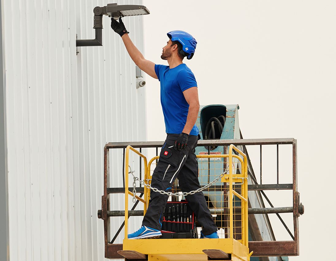 Work Trousers: Trousers e.s.motion 2020 + graphite/gentianblue 4