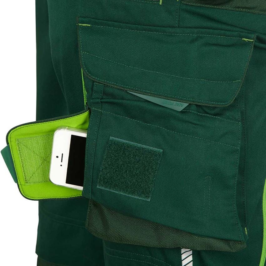 Work Trousers: Ladies' trousers e.s.motion 2020 + green/seagreen 2