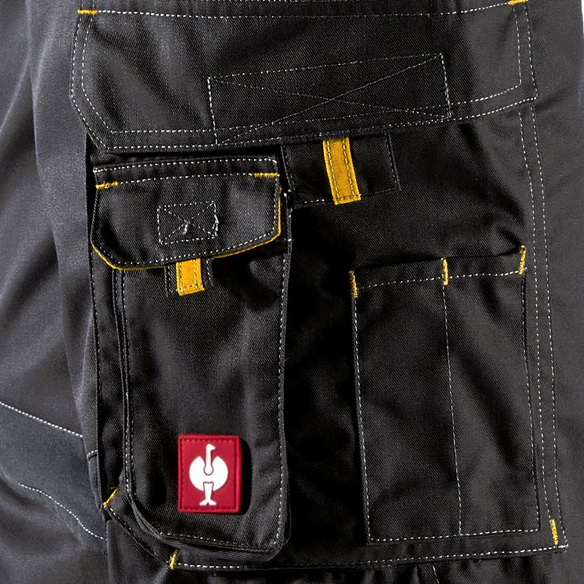 Work Trousers: Trousers e.s.akzent + black/yellow 2