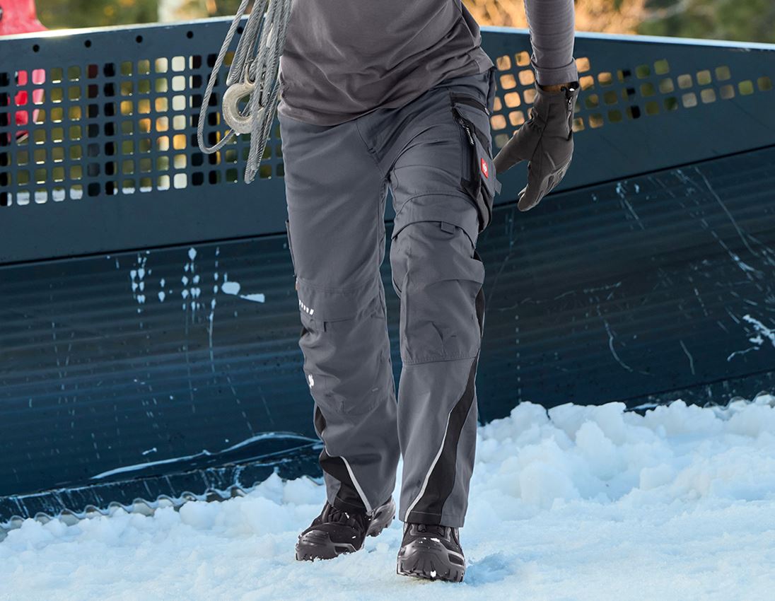 Work Trousers: Trousers e.s.motion Winter + grey/black 2