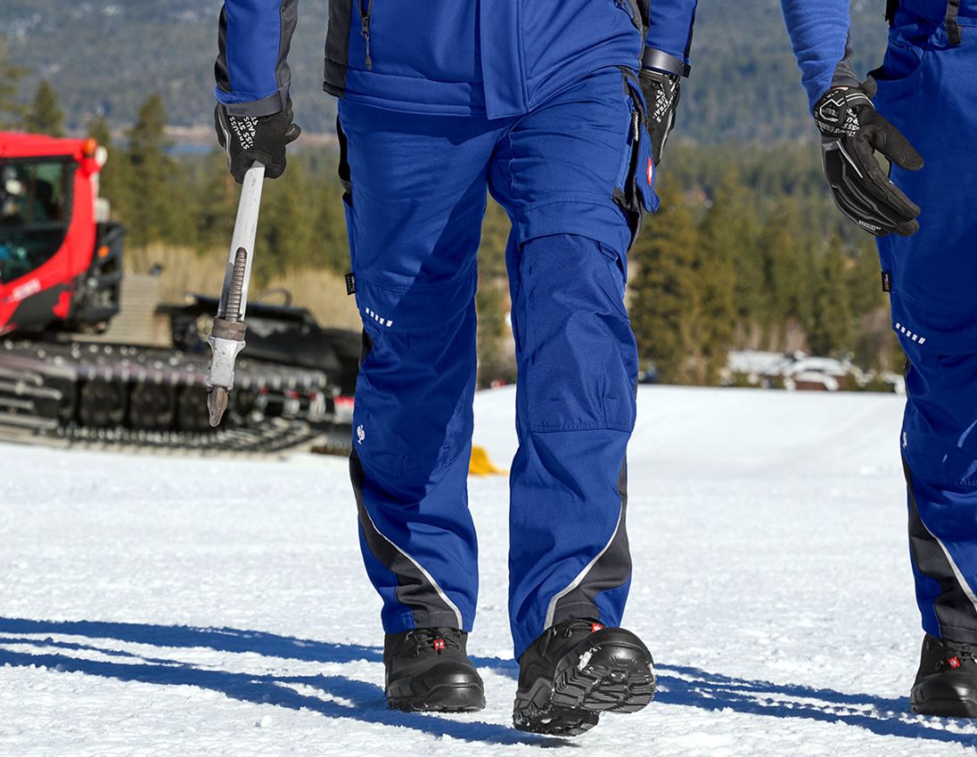 Work Trousers: Trousers e.s.motion Winter + royal/black 2