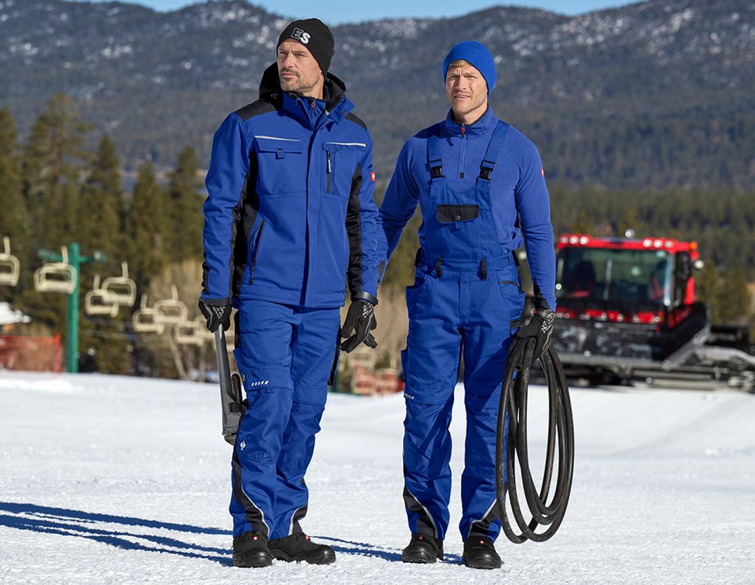 Work Trousers: Trousers e.s.motion Winter + royal/black 3