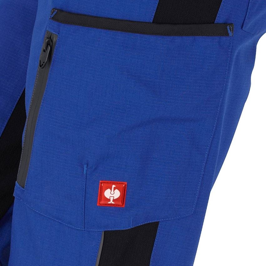 Work Trousers: Ladies' trousers e.s.vision + royalblue/black 2