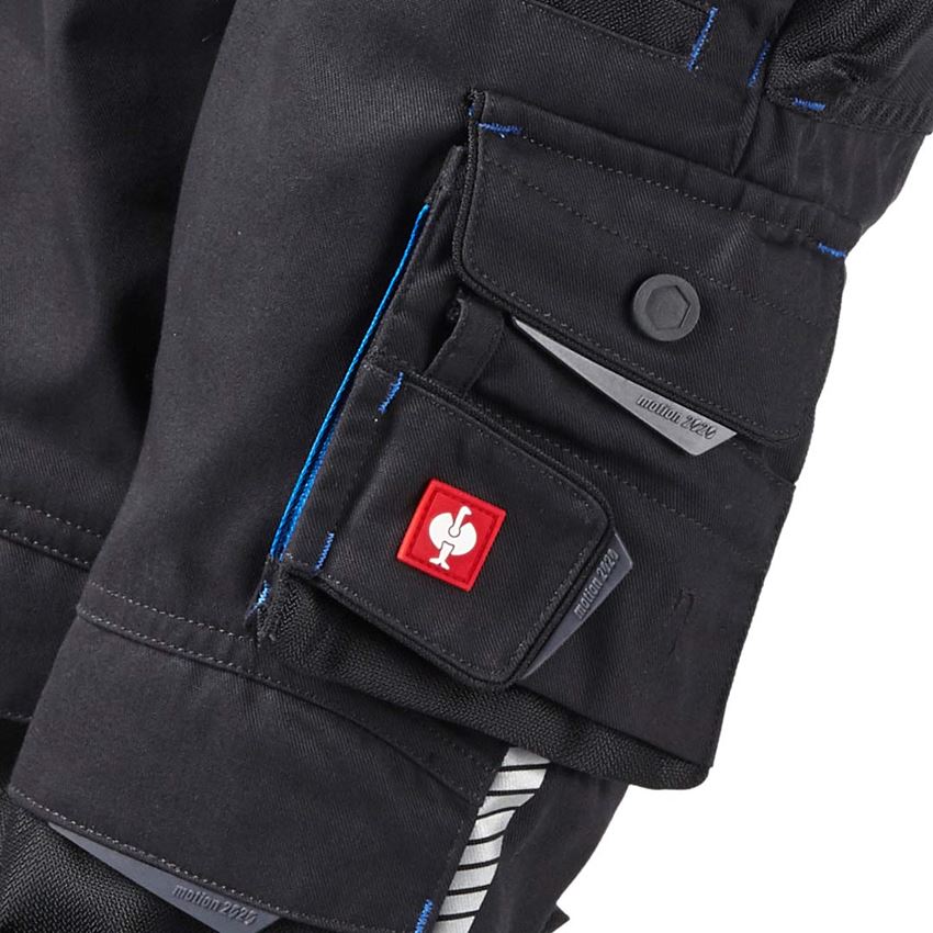 Trousers: Winter trousers e.s.motion 2020, children's + graphite/gentianblue 2