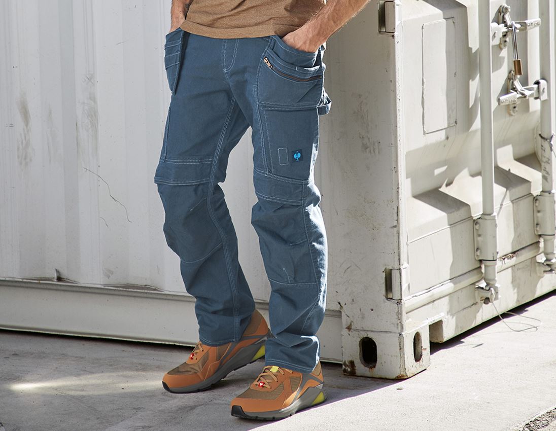 Work Trousers: Holster trousers e.s.vintage + arcticblue