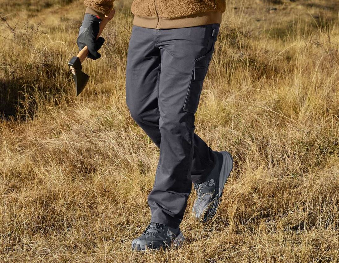 Work Trousers: Trousers e.s.e:pic twill + carbongrey 1
