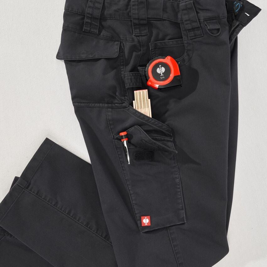 Work Trousers: Trousers e.s.e:pic twill + black 2
