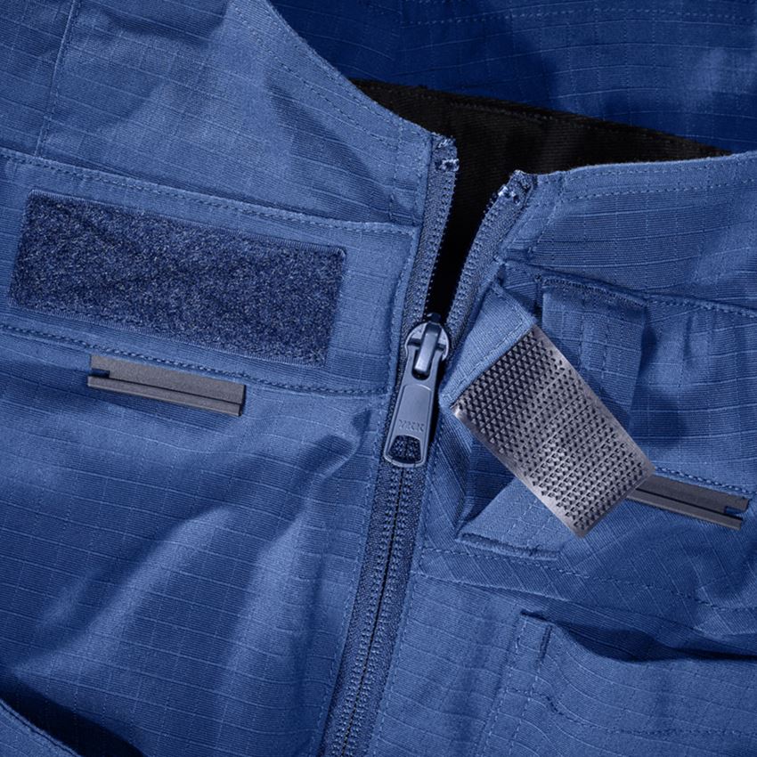 Work Trousers: Bib & Brace e.s.concrete solid + alkaliblue 2