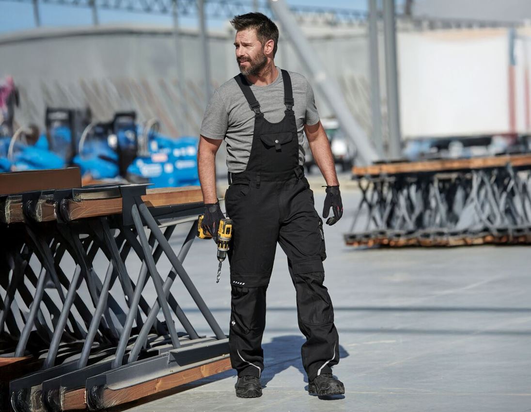 Clothing sets: SET: 2x Bib & brace e.s.motion + black