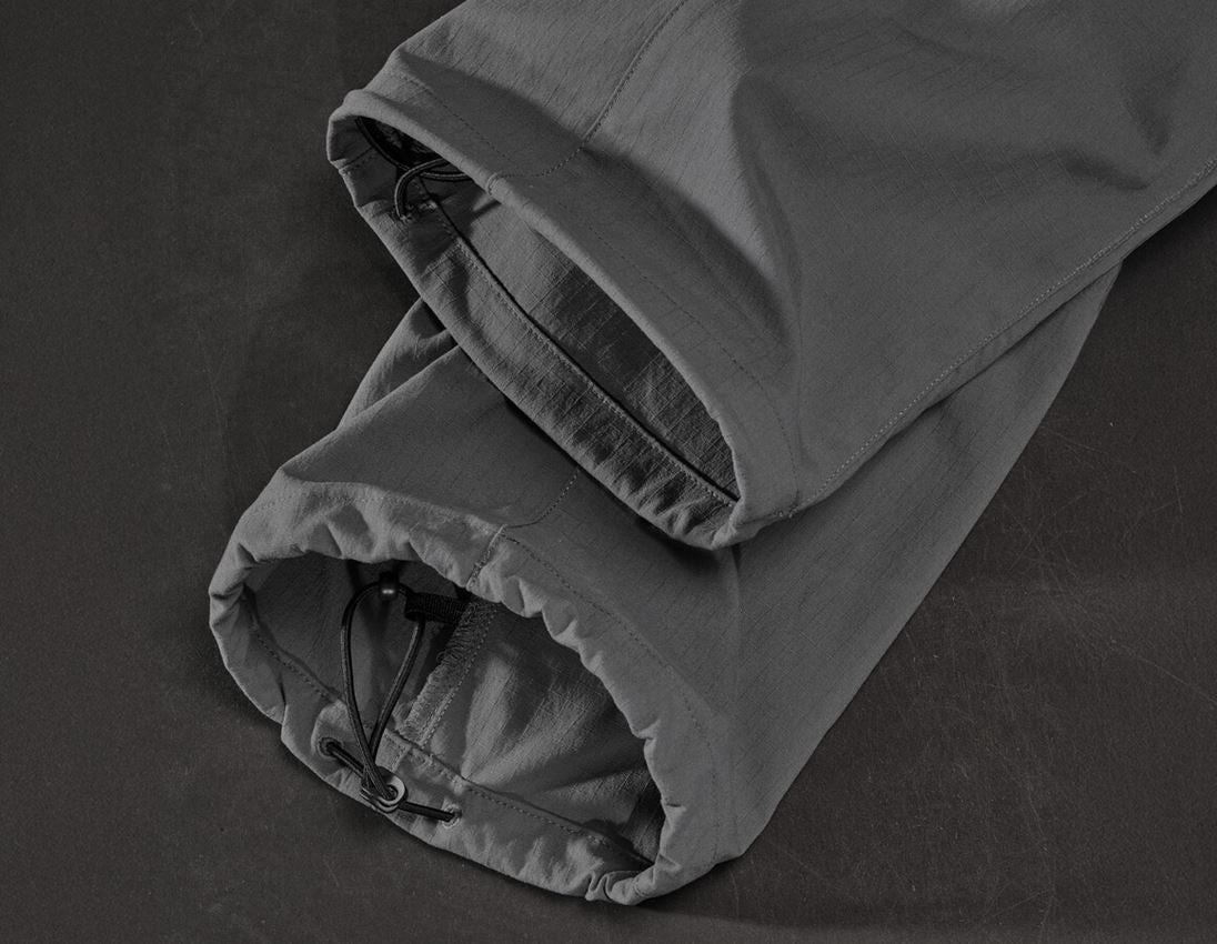 Clothing: Bib & brace e.s.t:aktik light ripstop + carbongrey 3