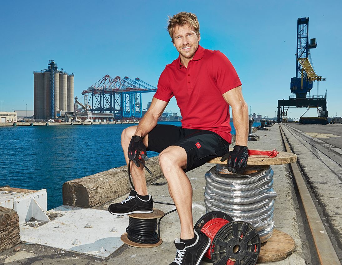 Work Trousers: Shorts e.s.vision stretch, men's + black 1