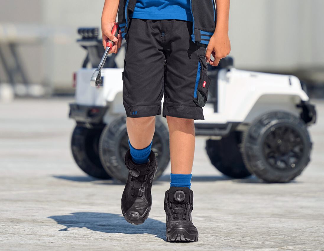 Shorts: Shorts e.s.motion 2020, children's + graphite/gentianblue