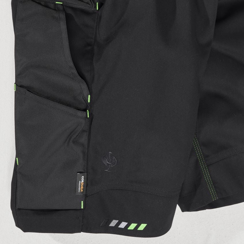 Work Trousers: Shorts e.s.motion 2020 + black/seagreen 2