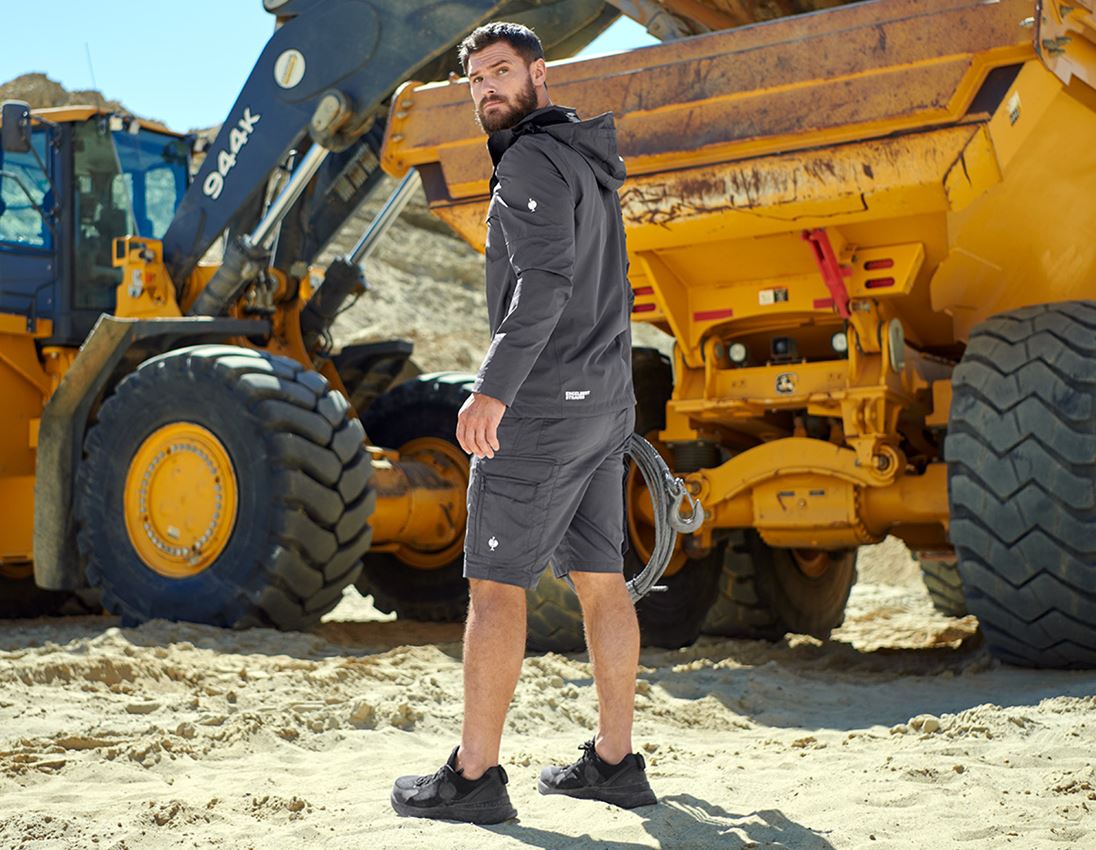 Work Trousers: Shorts e.s.concrete light + anthracite 2