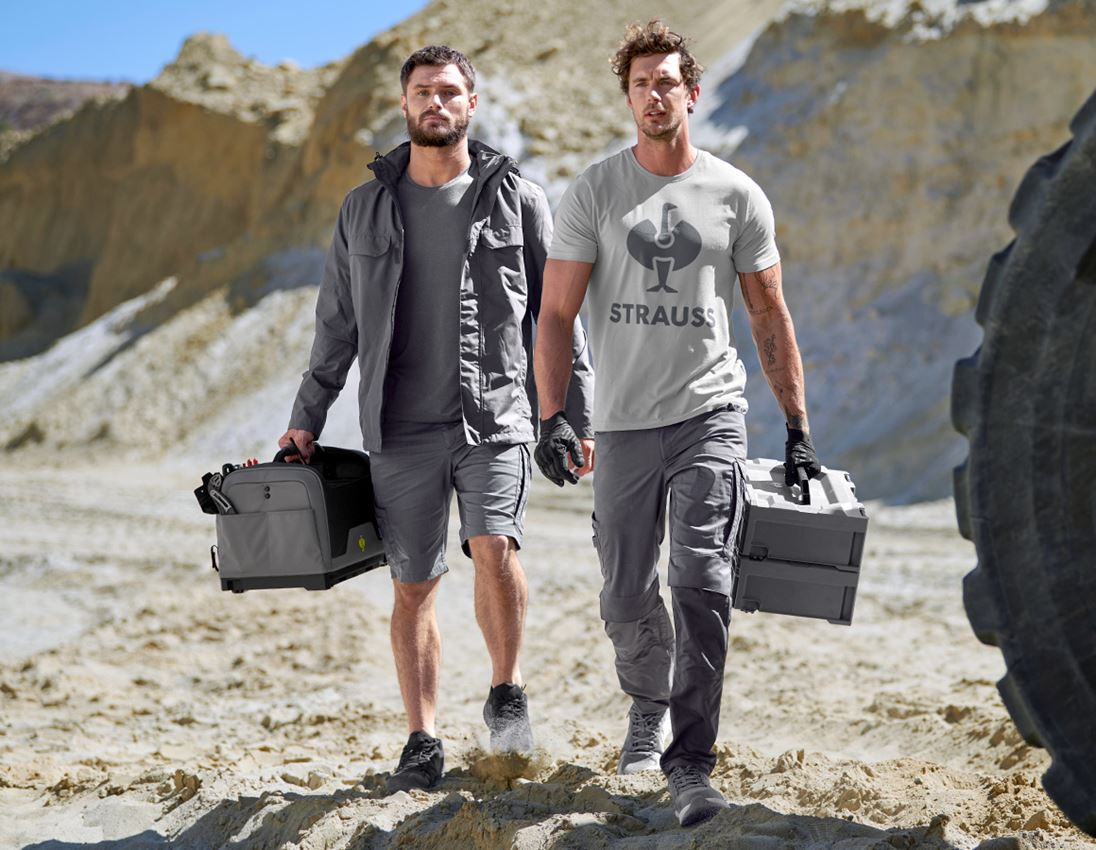 Work Trousers: Shorts e.s.concrete light + anthracite 5