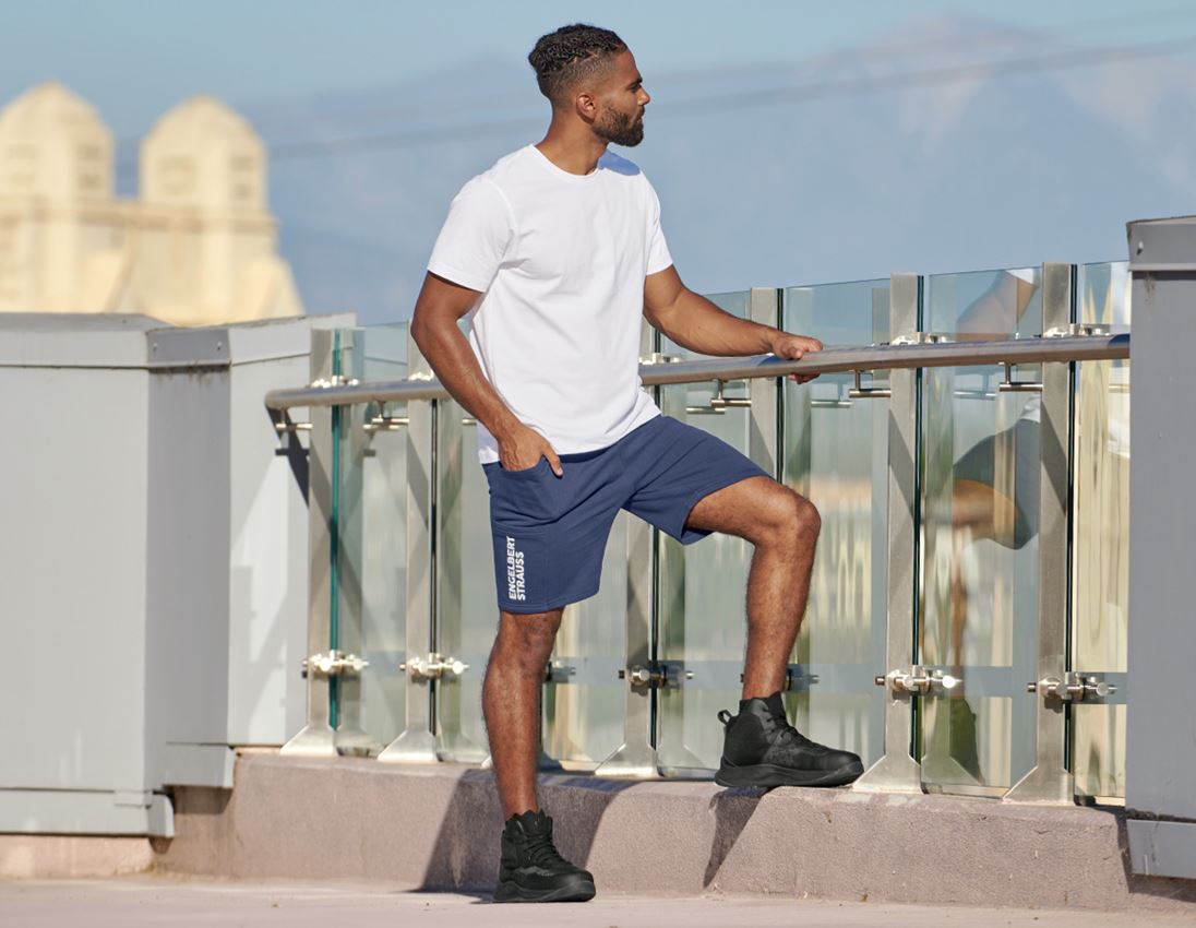 Accessories: Sweat short light e.s.trail + deepblue/white 2