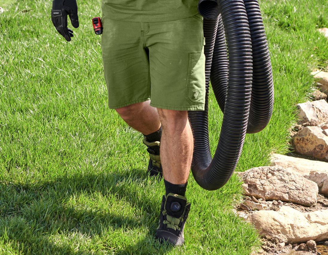 Work Trousers: Shorts e.s.iconic + mountaingreen 1