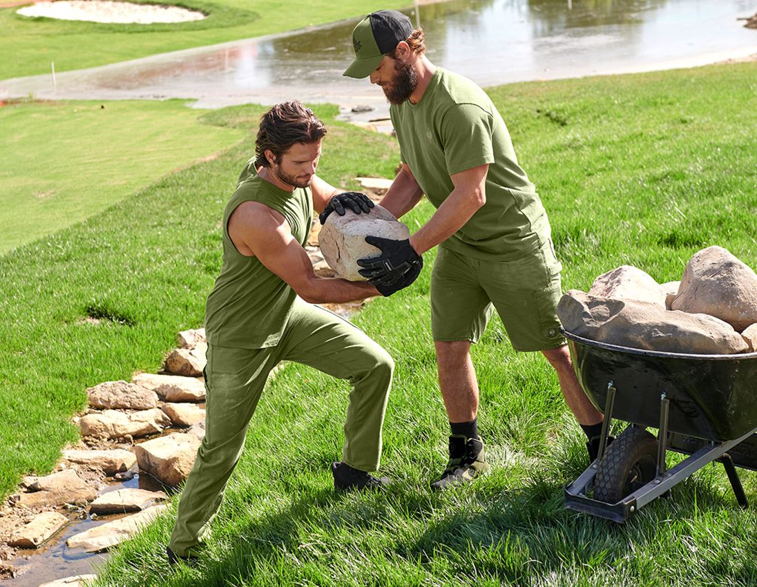 Work Trousers: Shorts e.s.iconic + mountaingreen 3