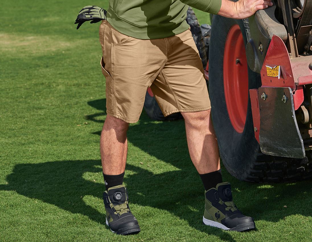 Work Trousers: Shorts e.s.iconic + almondbrown 3