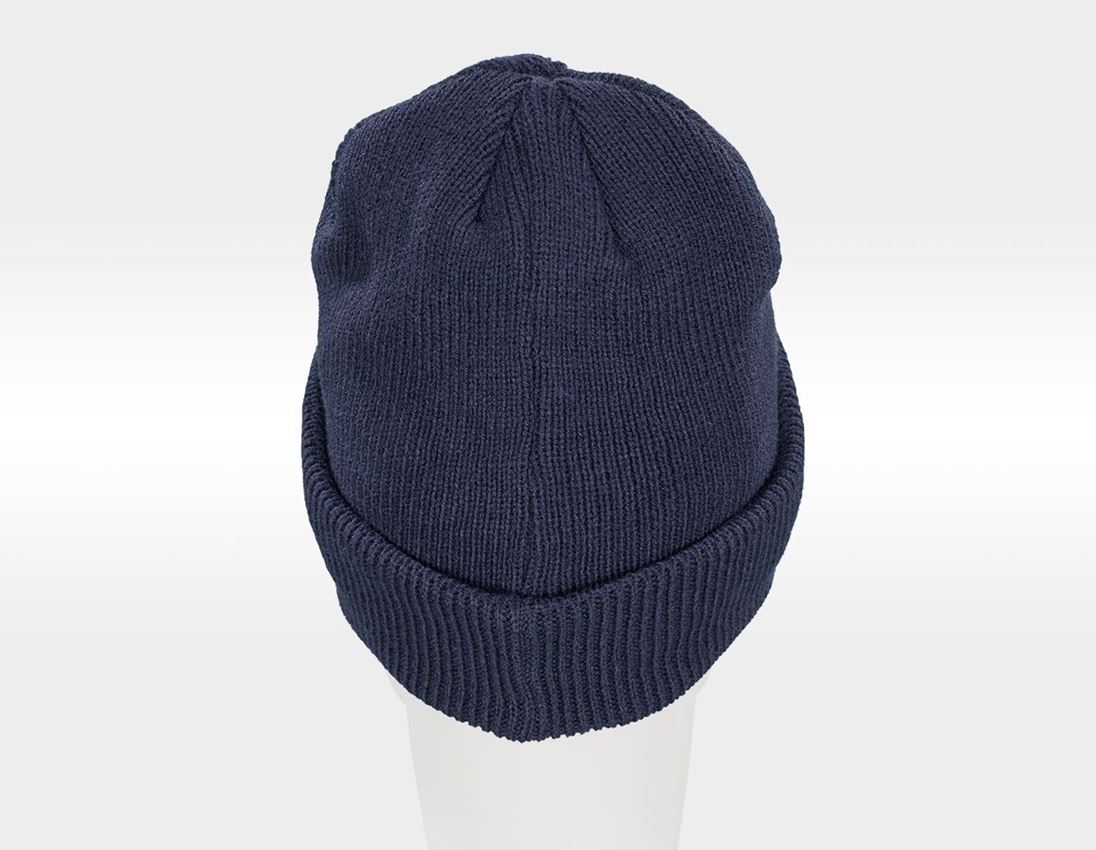 Accessories: Knitted hat Jan Thinsulate + navy blue 2