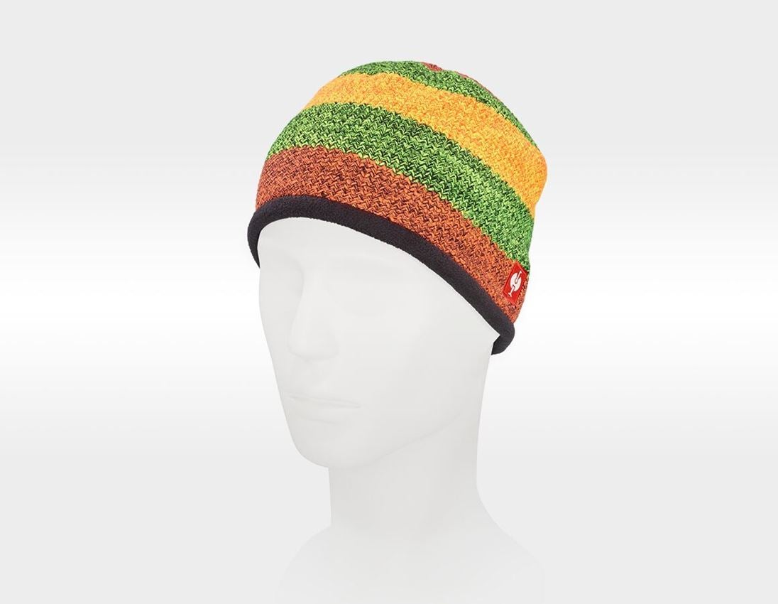 Accessories: Knitted hat e.s.motion 2020 + black/high-vis yellow/high-vis orange 3