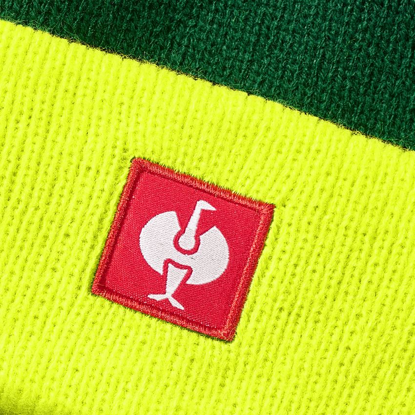 Accessories: Knitted hat e.s.motion 24/7 + green/high-vis yellow 2