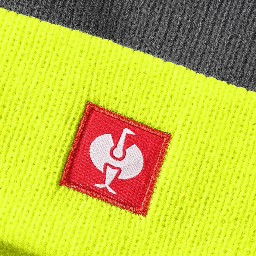 Accessories: Knitted hat e.s.motion 24/7 + anthracite/high-vis yellow 2