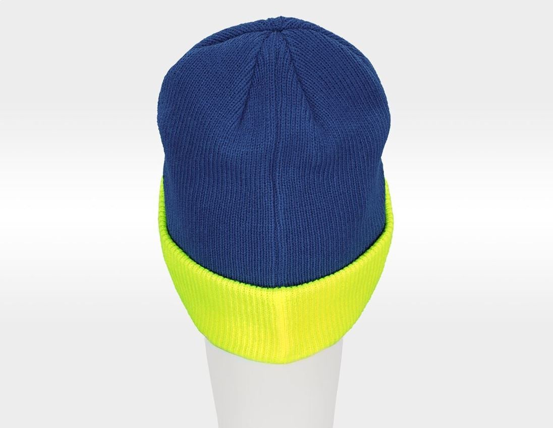Accessories: Knitted hat e.s.motion 24/7 + royalblue/high-vis yellow 5