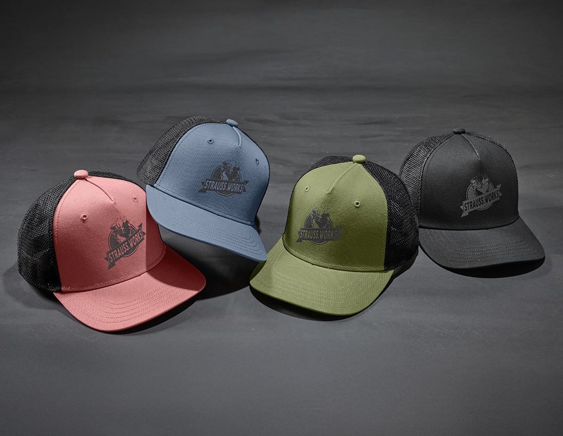Accessories: Cap e.s.iconic works, children's + black 2