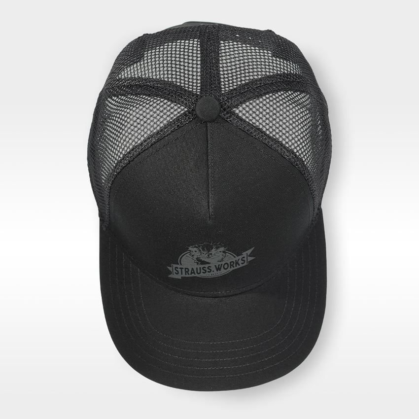 Accessories: Cap e.s.iconic works, children's + black 2