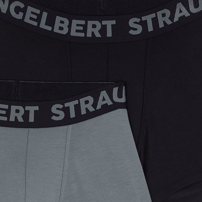 New Products: e.s. Modal stretch pants, pack of 2 + nordicgrey+black 2