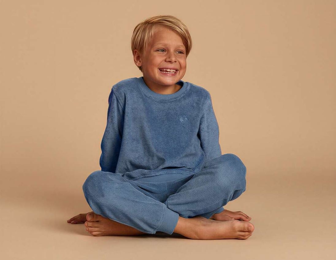 Accessories: e.s. Sweat trousers Terry, children's + nordicblue 2