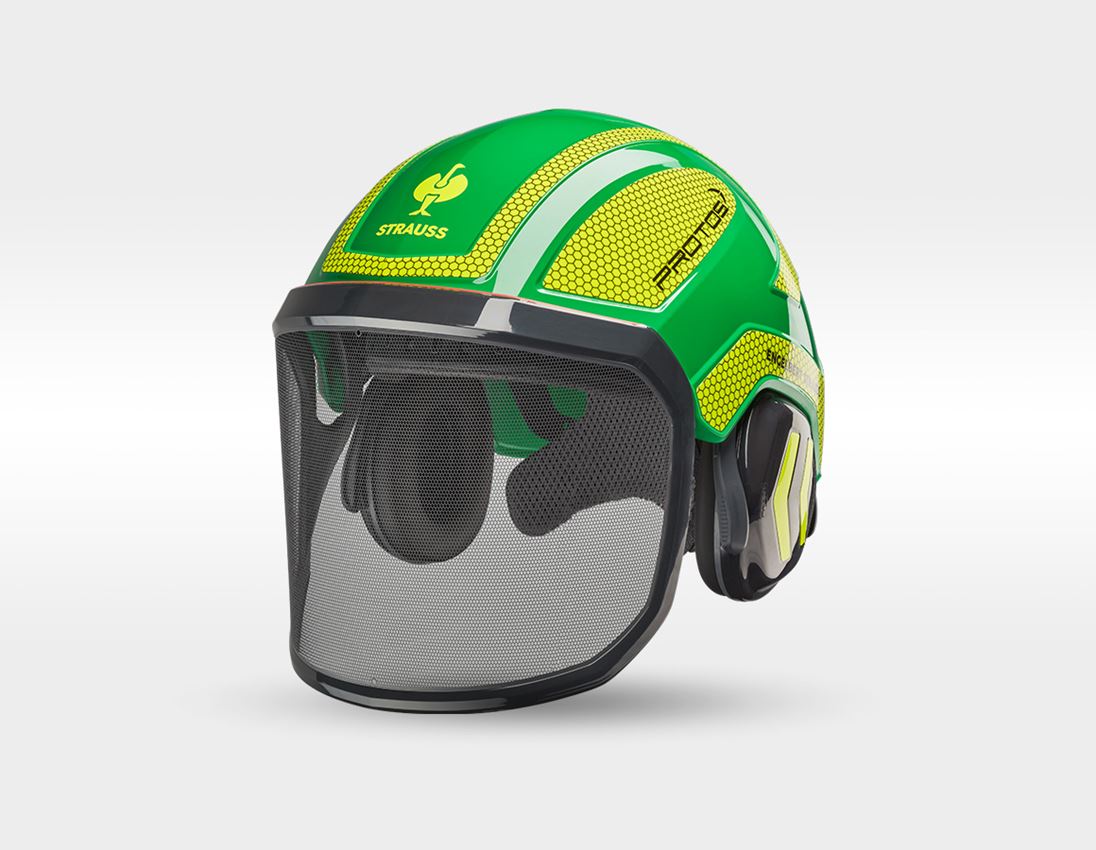 Larger gifts: SET: Forestry helmet Protos + STRAUSSbox 340 midi + green/high-vis yellow
