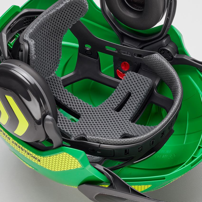 Hard Hats: e.s. Forestry helmet Protos® + green/high-vis yellow 2