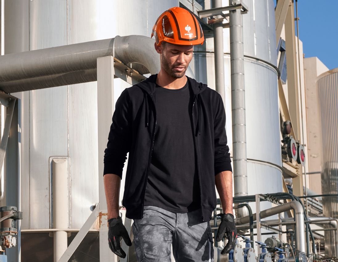 Hard Hats: e.s. Work helmet Protos® + orange/black 1